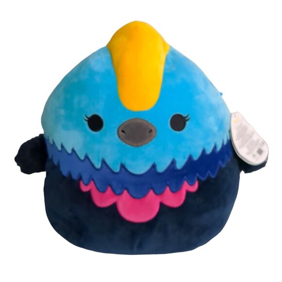 NEW with tag Squishmallows 12" Melrose the Cassowary Bird - Picture 1 of 10